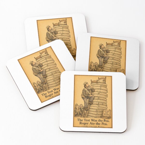 Item preview, Crone Cards — The Test Was the Pea. Roger Ate the Pea. designed and sold by Kay Mhor Studio.