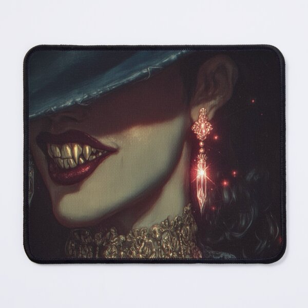 Item preview, Golden Fangs Gothic Portrait designed and sold by Adronia.