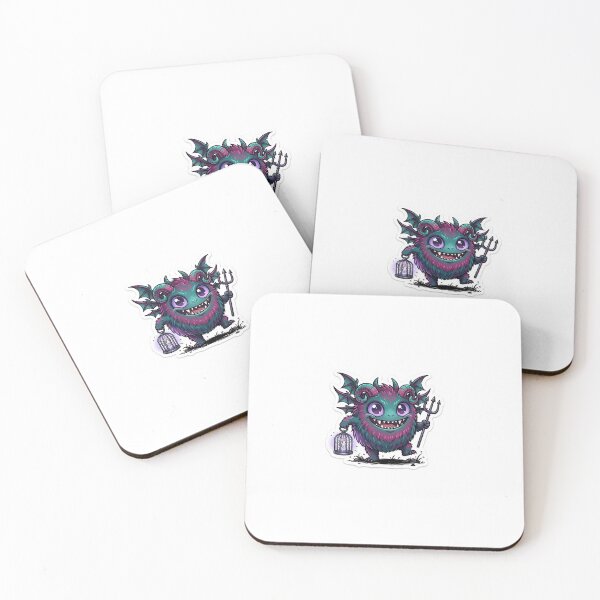 Item preview, Colorful scary and cute creature designed and sold by reverse-art.