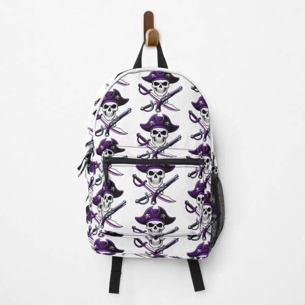 Item preview, Skull Captain: Purple Pirate Crest designed and sold by Creative Owlet.