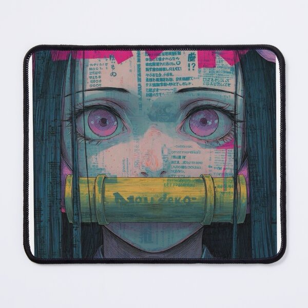 Item preview, Neon Anime Portrait Cyber designed and sold by Adronia.