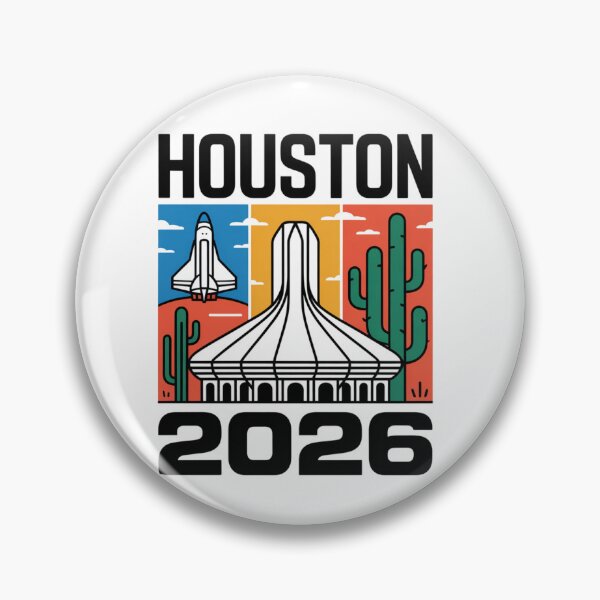Item preview, Houston 2026 Space Shuttle Football T-Shirt V23 designed and sold by DarylWelsh2024.