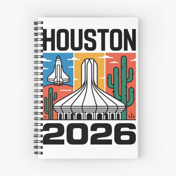 Item preview, Houston 2026 Space Shuttle Football T-Shirt V23 designed and sold by DarylWelsh2024.