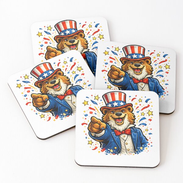 Item preview, Uncle Sam Bear We Want You to Party designed and sold by PatiImagination.
