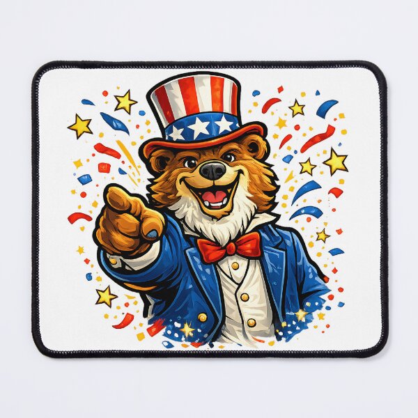 Item preview, Uncle Sam Bear We Want You to Party designed and sold by PatiImagination.