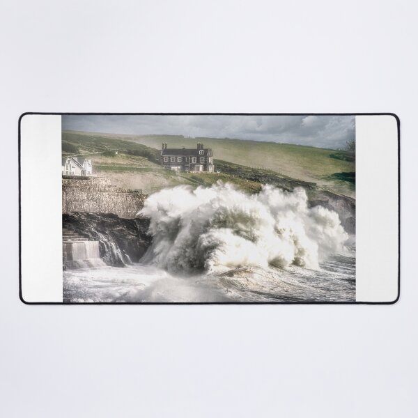 Item preview, Porthleven Stormy Sea designed and sold by kathleenjean.