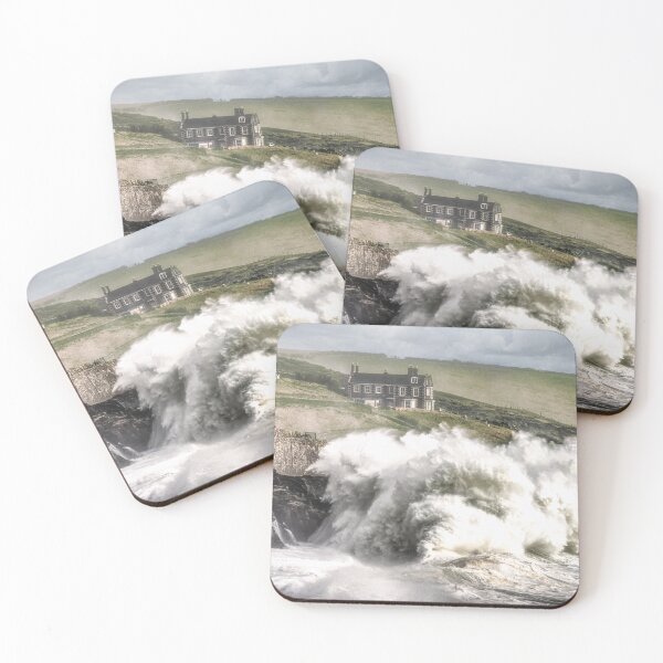 Item preview, Porthleven Stormy Sea designed and sold by kathleenjean.