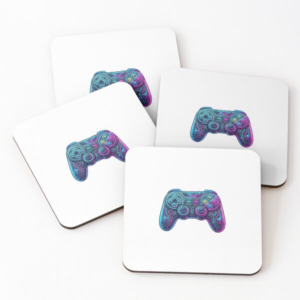 Item preview, Neon Cyber Gaming Controller designed and sold by UrbanVoid Studio.