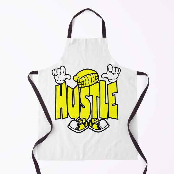 Item preview, Hustle – Motivational Yellow Comic Words funny designed and sold by NFTWords.
