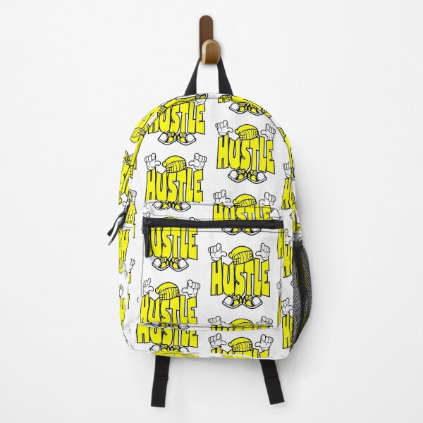 Item preview, Hustle – Motivational Yellow Comic Words funny designed and sold by NFTWords.