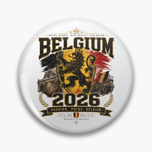 Item preview, Belgium 2026 Football World Cup Glory | Red Devils Fan Supporter Shirt designed and sold by rushaib.