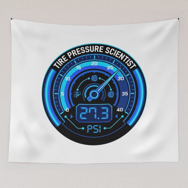 Item preview, Tire Pressure Scientist - Sim Racing Humor designed and sold by GarageGraphics.