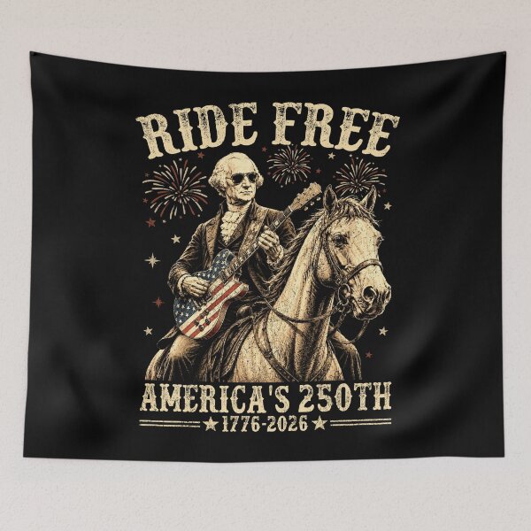 Item preview, Ride Free 1776 2026 Horse 250th Anniversary USA 250 Years designed and sold by elongatedjazz.