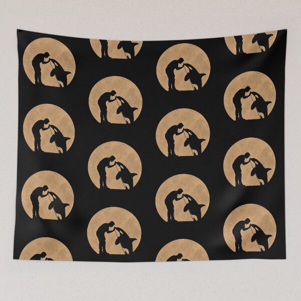 Item preview, Funny Orca Fathers Day Full Moon Mom Dad Kids designed and sold by FurryHavenPH.