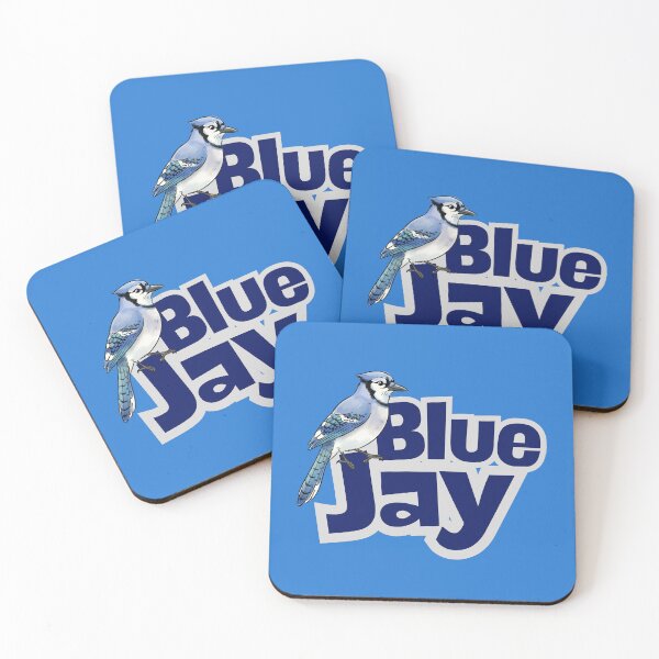 Item preview, Blue Jay Bird Bold Text Design designed and sold by Go Karillo.
