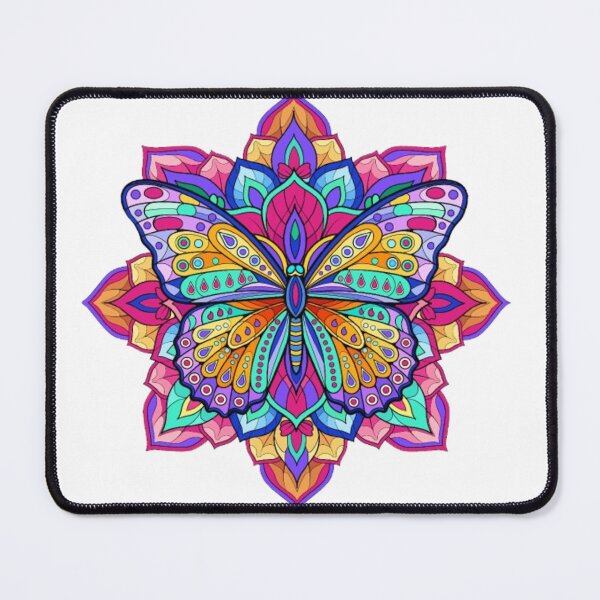 Item preview, Colorful butterfly mandala / Colorful butterfly mandala designed and sold by Studio Print Art.