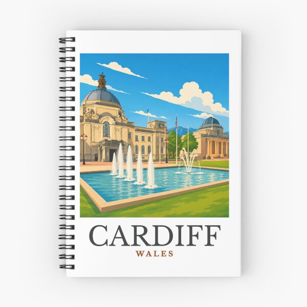Item preview, Cardiff - Wales designed and sold by GoodOldVintage.