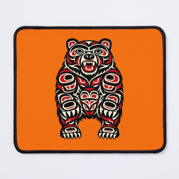 Item preview, Pacific Northwest Form line Grizzly Bear designed and sold by Analog Aura .