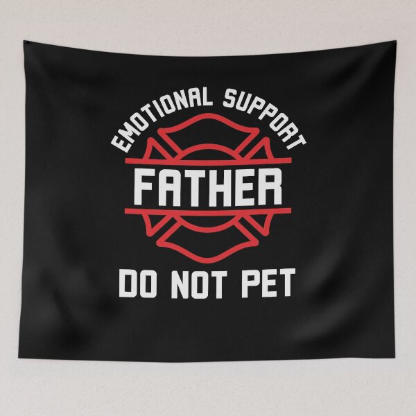 Item preview, Fatherly Support Do Not Pet Firefighter Humor designed and sold by snowry.