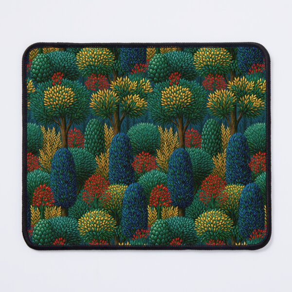 Item preview, Dense Green and Blue Abstract Forest Canopy designed and sold by Piotrek0001.