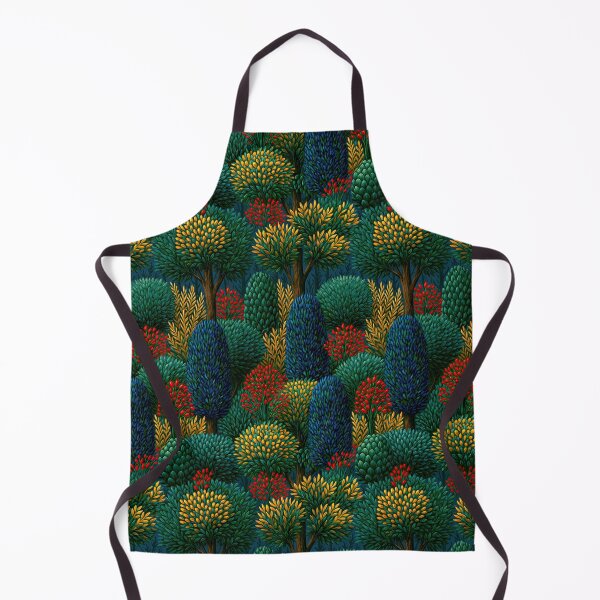 Item preview, Dense Green and Blue Abstract Forest Canopy designed and sold by Piotrek0001.