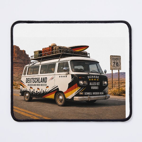 Item preview, Retro Desert Alles ist vorbei Bus Through the Southwest designed and sold by Hookesmode.