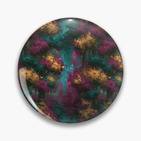 Item preview, Autumn Colors Abstract Painterly Forest designed and sold by Piotrek0001.