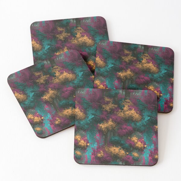 Item preview, Autumn Colors Abstract Painterly Forest designed and sold by Piotrek0001.