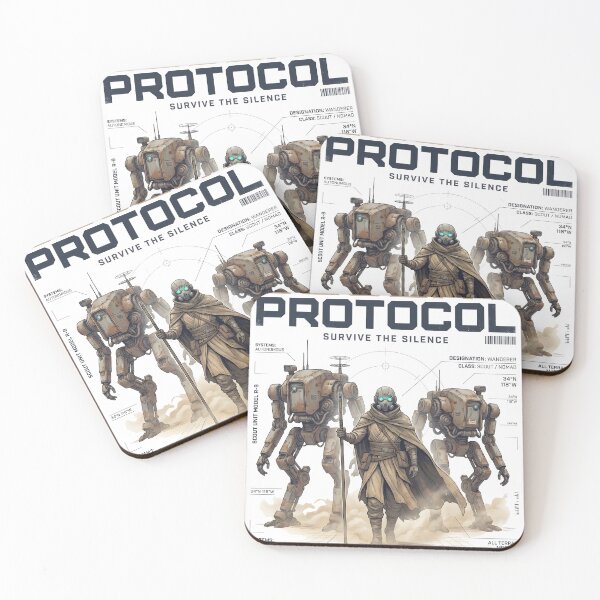 Item preview, Desert Protocol Sci-Fi Nomad and Autonomous Scout Robots designed and sold by R-B-Colors.