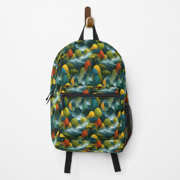 Item preview, Stylized Colorful Trees and Hills Landscape designed and sold by Piotrek0001.