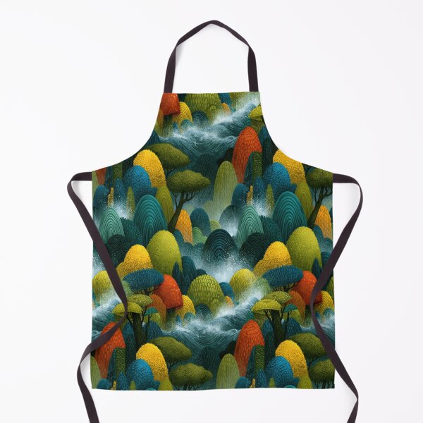 Item preview, Stylized Colorful Trees and Hills Landscape designed and sold by Piotrek0001.