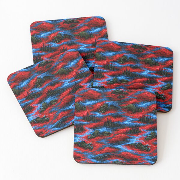Item preview, Abstract Red and Blue Liquid Lava Texture designed and sold by Piotrek0001.