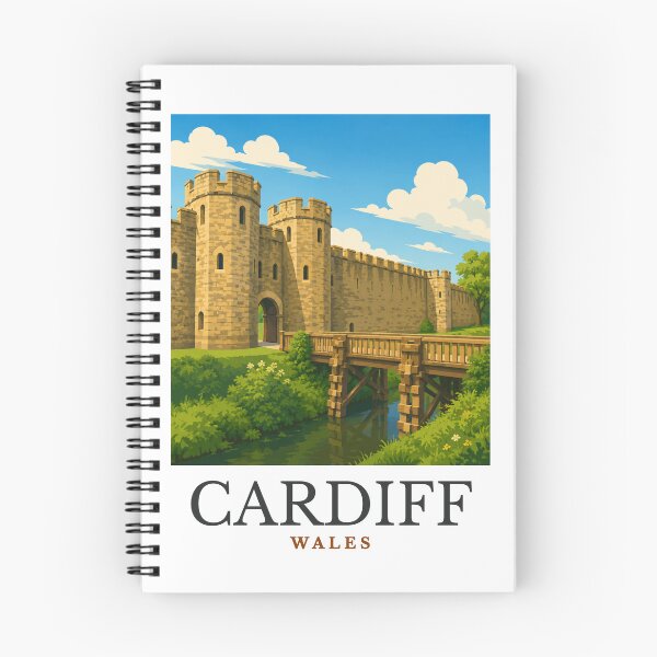 Item preview, Cardiff - Wales designed and sold by GoodOldVintage.