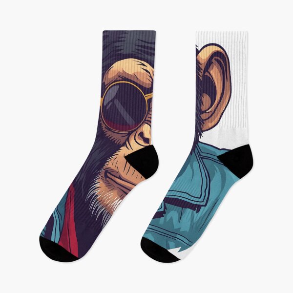 Item preview, Cool Chimp with Sunglasses — Streetwear Monkey Art designed and sold by Luna-Flow.