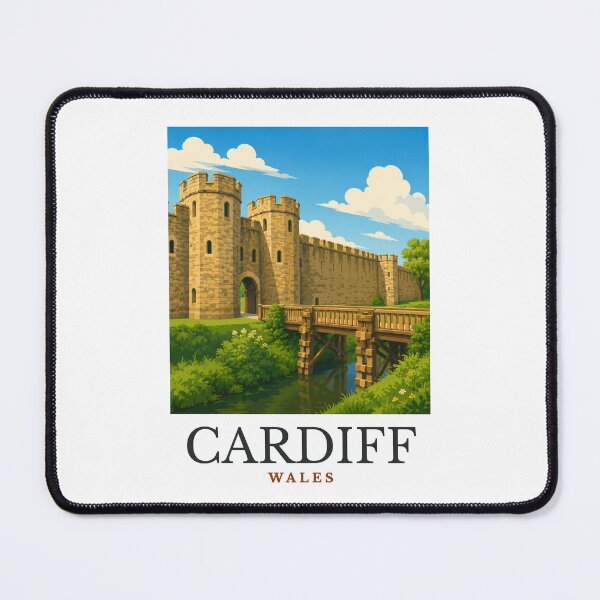 Item preview, Cardiff - Wales designed and sold by GoodOldVintage.