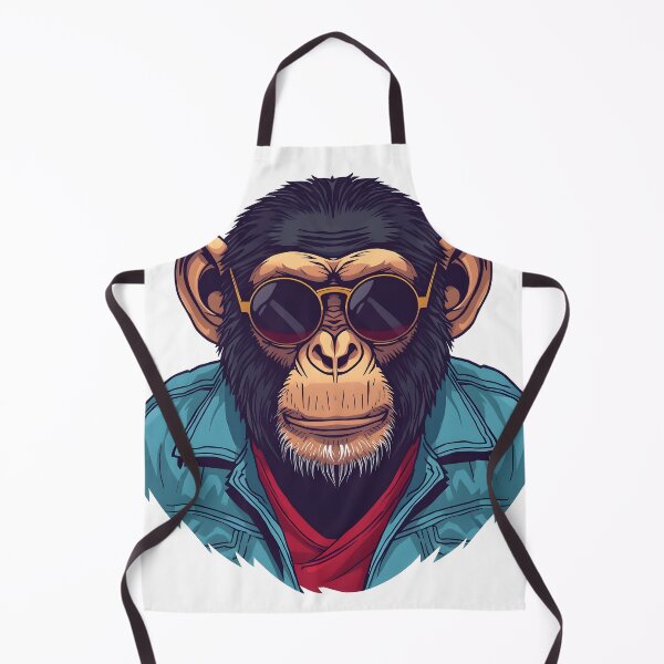 Item preview, Cool Chimp with Sunglasses — Streetwear Monkey Art designed and sold by Luna-Flow.