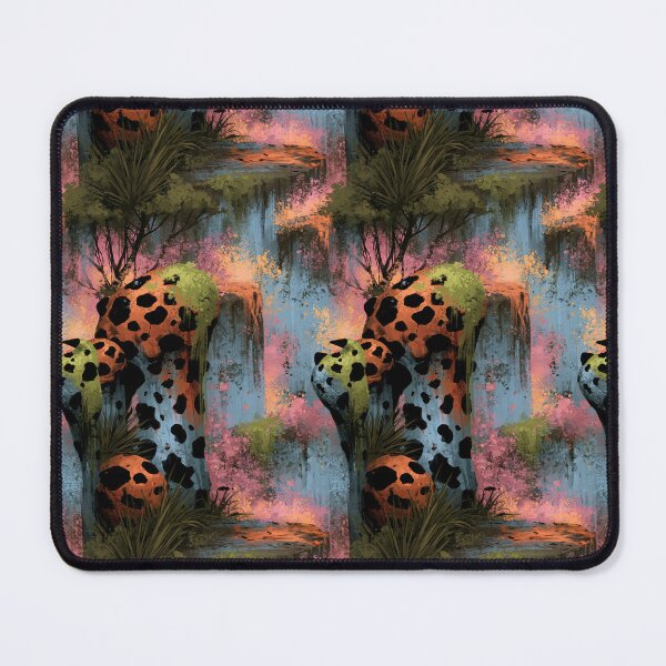 Item preview, Surreal Leopard Print Trees in Dark Forest designed and sold by Piotrek0001.