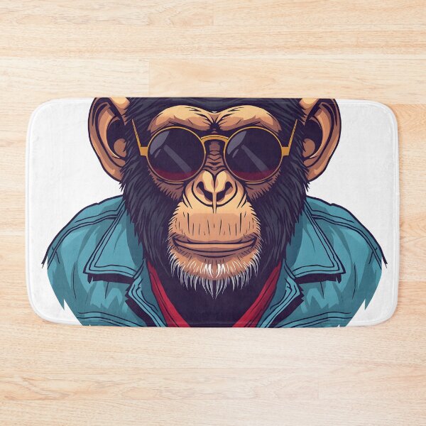 Item preview, Cool Chimp with Sunglasses — Streetwear Monkey Art designed and sold by Luna-Flow.
