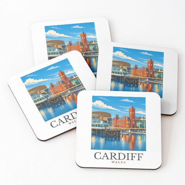 Item preview, Cardiff - Wales designed and sold by GoodOldVintage.