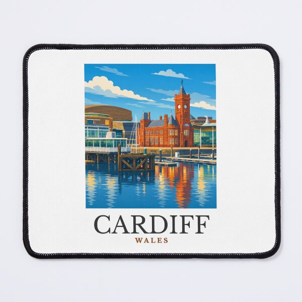 Item preview, Cardiff - Wales designed and sold by GoodOldVintage.