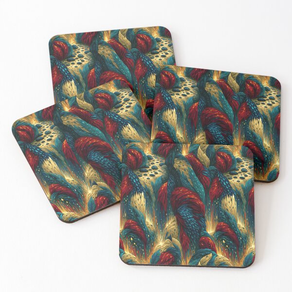 Item preview, Deep Blue and Gold Swirling Feather Texture designed and sold by Piotrek0001.