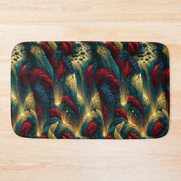 Item preview, Deep Blue and Gold Swirling Feather Texture designed and sold by Piotrek0001.