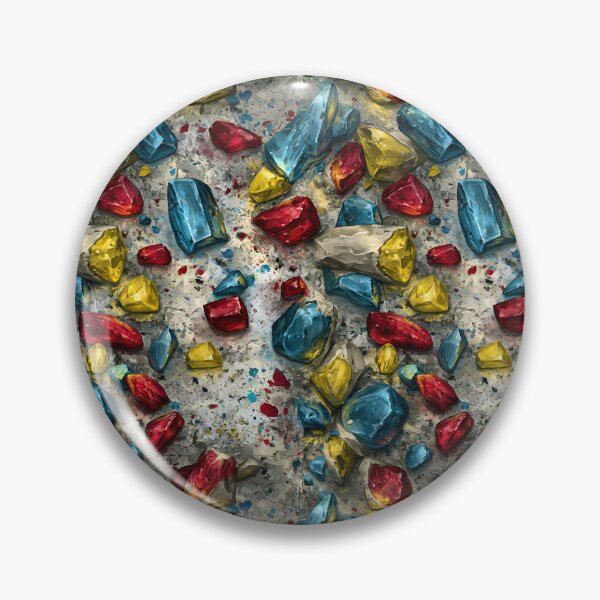 Item preview, Colorful Gems and Stones on Grey Texture designed and sold by Piotrek0001.
