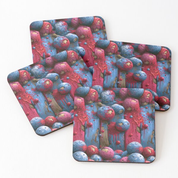 Item preview, Surreal Blue and Pink Planets Texture designed and sold by Piotrek0001.