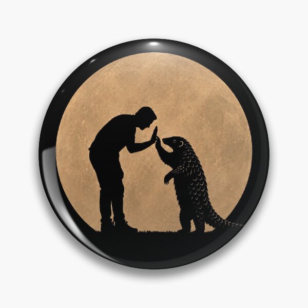 Item preview, Funny Pangolin Fathers Day Full Moon Mom Dad Kids designed and sold by FurryHavenPH.