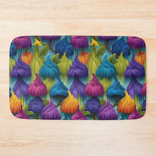 Item preview, Vibrant Colorful Woven Yarn Feather Pattern designed and sold by Piotrek0001.
