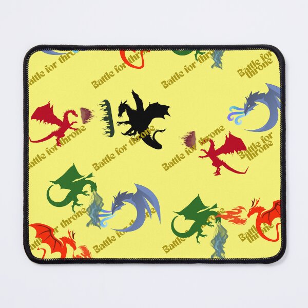 Item preview, Colorful Dragon Battle Pattern Design |Fantasy Dragon Battle Repeating Pattern designed and sold by SubhAksara.