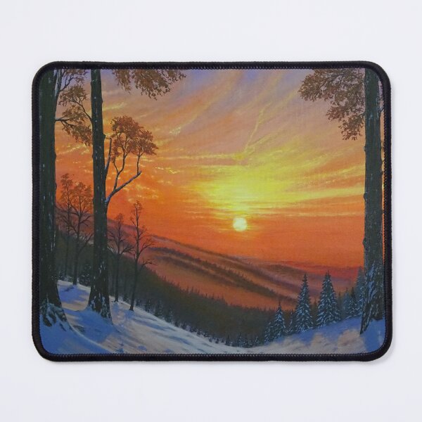 Item preview, Sunset Over Snowy Forest designed and sold by Stephen Binley.