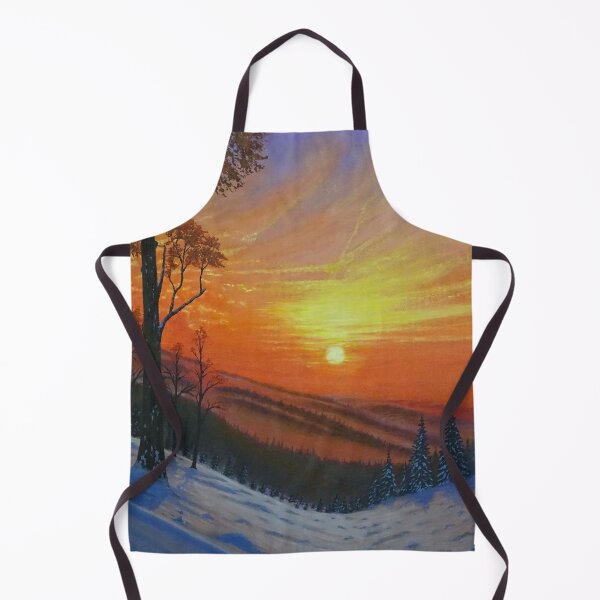 Item preview, Sunset Over Snowy Forest designed and sold by Stephen Binley.