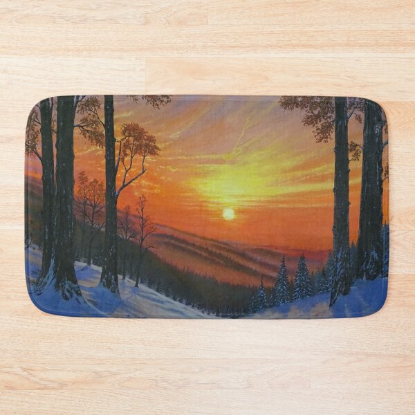 Item preview, Sunset Over Snowy Forest designed and sold by Stephen Binley.